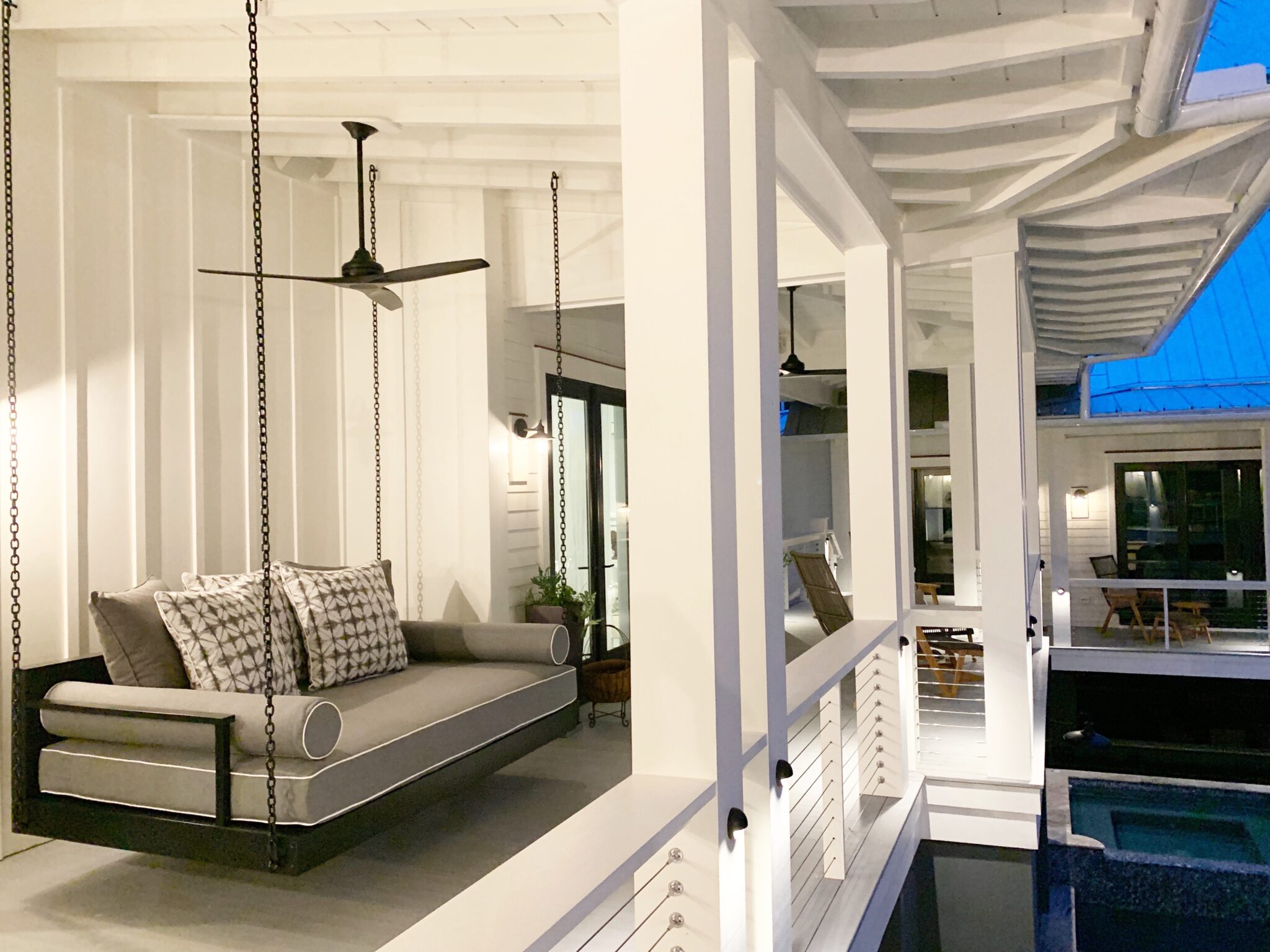 The Charlotte Swing Bed | Modern Hanging Porch Bed