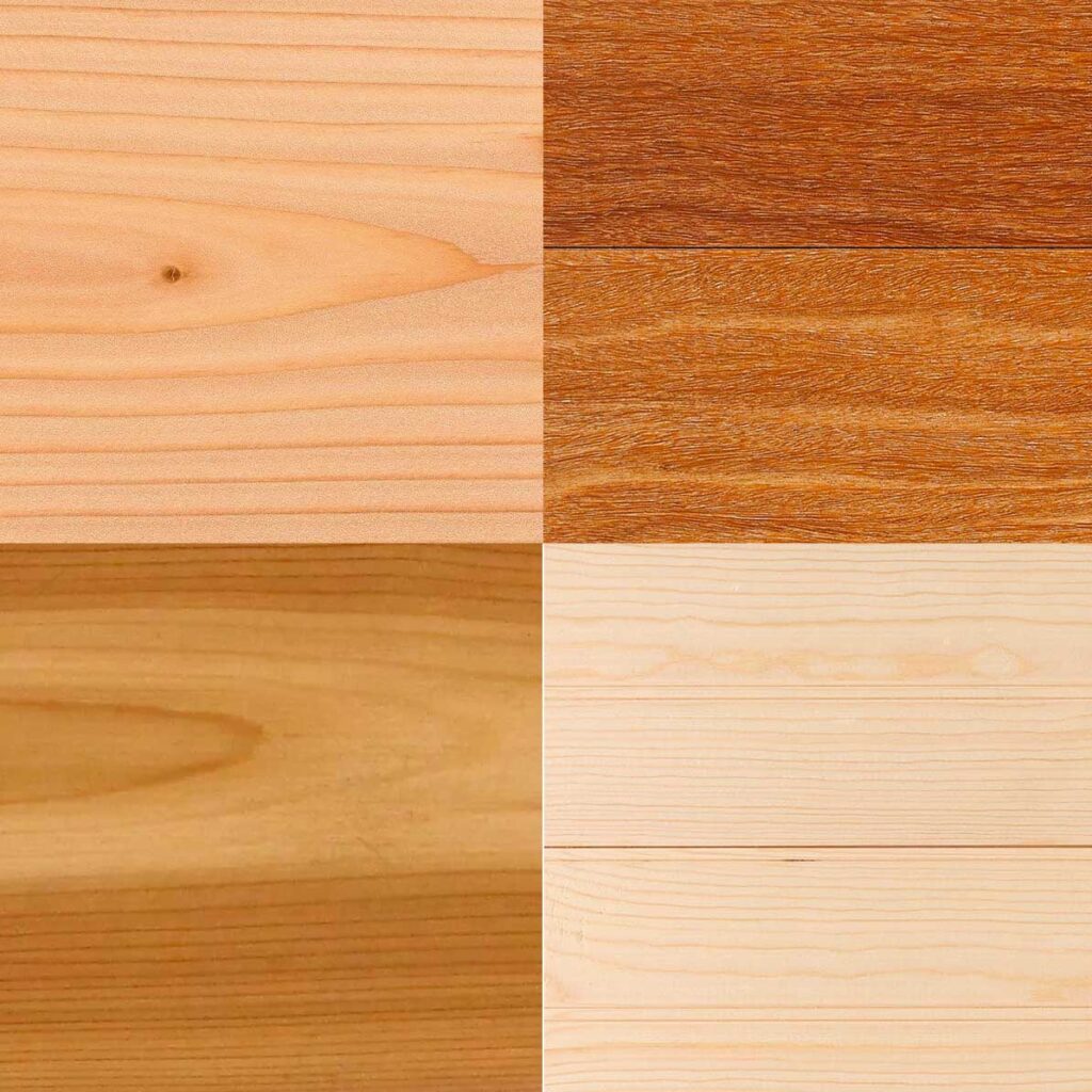 Wood & Finish Samples Lowcountry Swing Beds