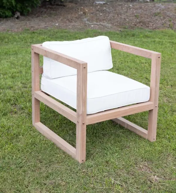 Outdoor wooden chair