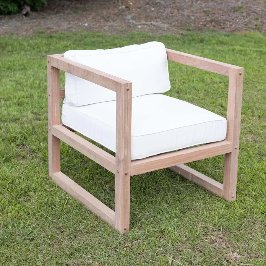 Outdoor wooden chair